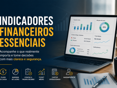 Conheça os indicadores financeiros essenciais para acompanhar a saúde da sua empresa, melhorar decisões e aumentar a previsibilidade financeira.