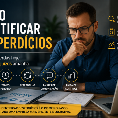Descubra como identificar desperdícios na empresa, reduzir perdas invisíveis e melhorar a gestão financeira com mais organização e controle.